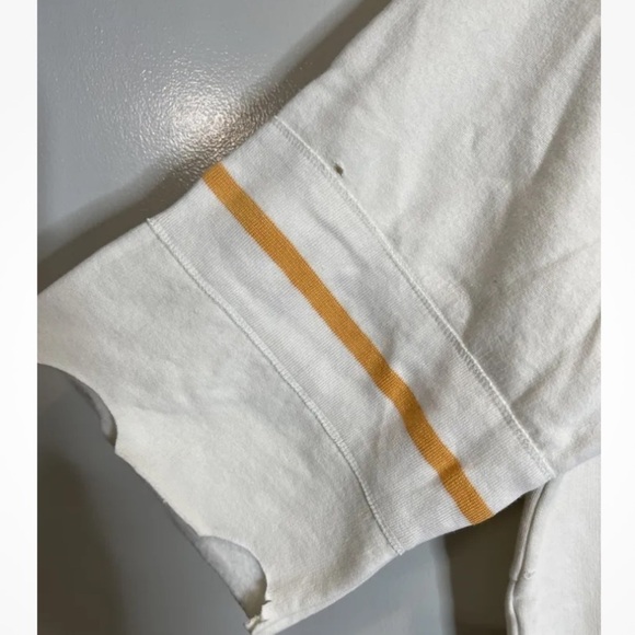 Free People Day Off Hoodie Sweatshirt Embroidered Patchwork Vintage Dist… - Picture 6 of 16